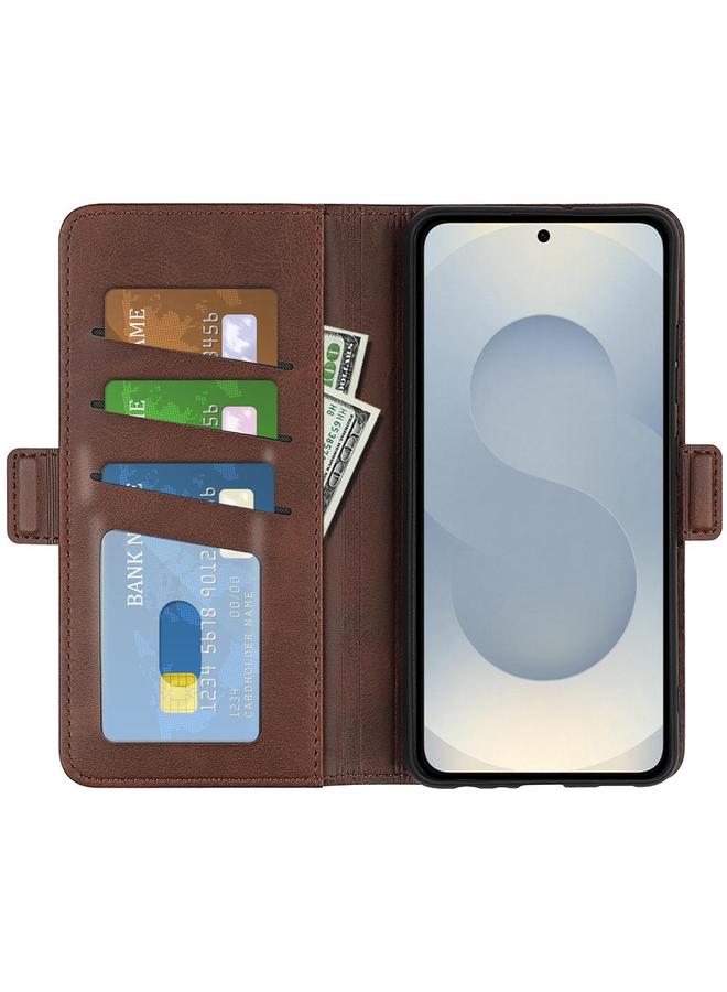 اس-توب جراب لهاتف Samsung Galaxy S25 Edge 5G بمشبك مغناطيسي مزدوج الجوانب وغطاء جلدي أفقي قابل للطي - Image 4