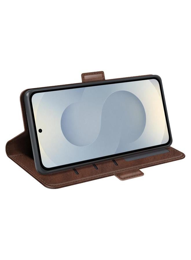 اس-توب جراب لهاتف Samsung Galaxy S25 Edge 5G بمشبك مغناطيسي مزدوج الجوانب وغطاء جلدي أفقي قابل للطي - Image 5