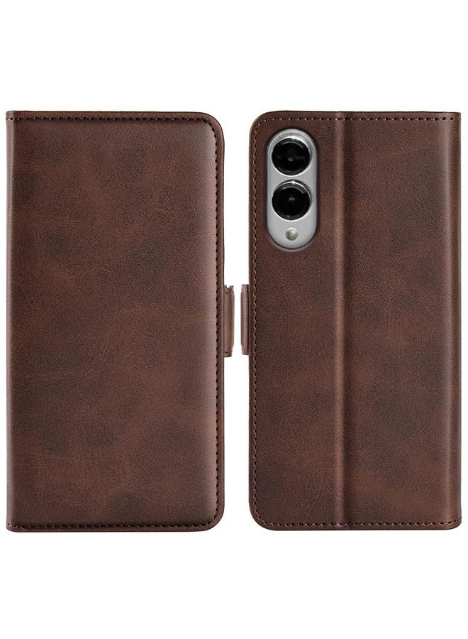 اس-توب جراب لهاتف Samsung Galaxy S25 Edge 5G بمشبك مغناطيسي مزدوج الجوانب وغطاء جلدي أفقي قابل للطي - Image 1