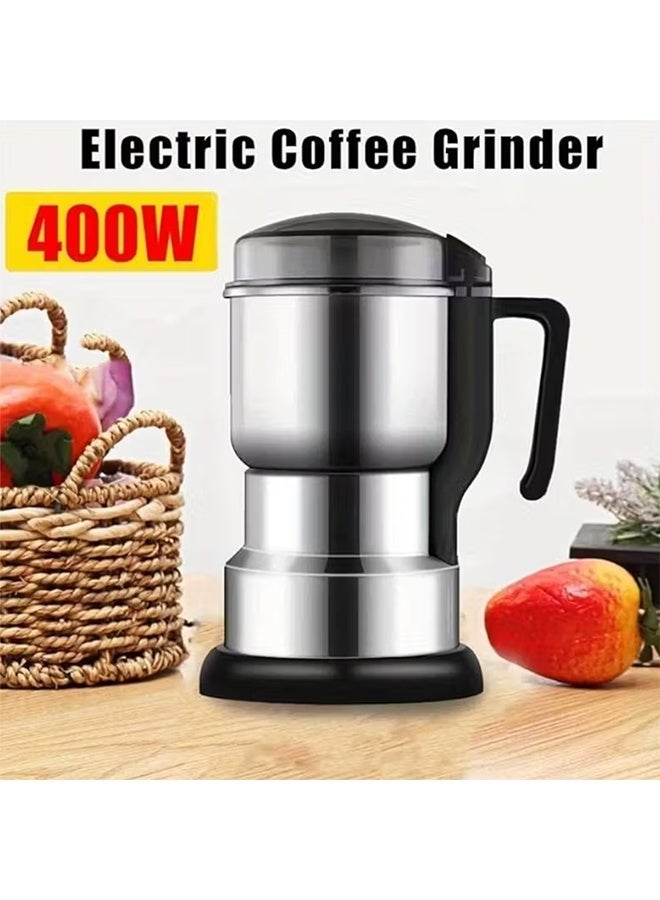 Stainless Electric Grinder Four Page Blade Electric Fast Grinding Multifunction Smash Machine Rice Beans Home Blender - Image 1