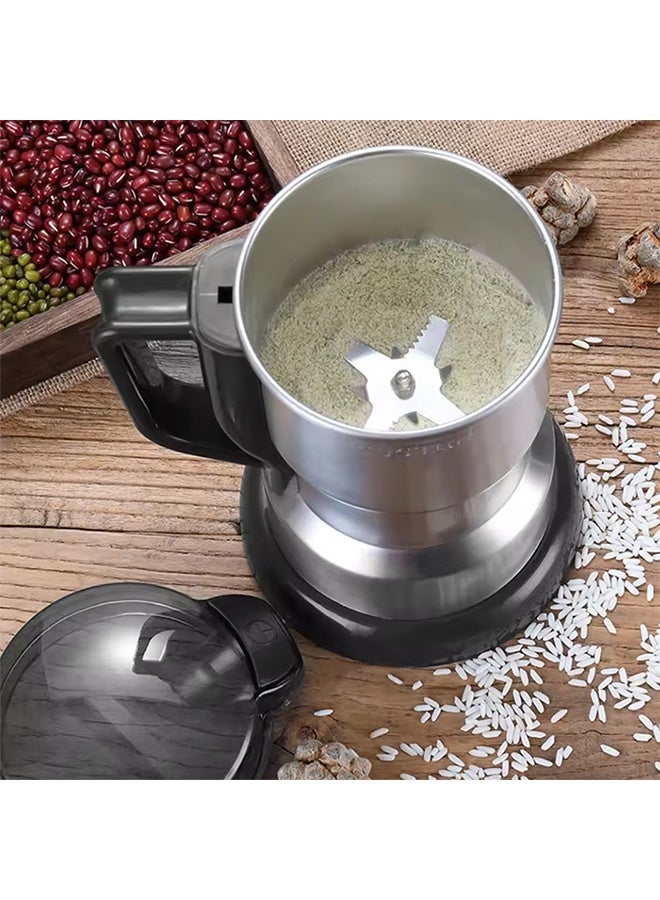 Stainless Electric Grinder Four Page Blade Electric Fast Grinding Multifunction Smash Machine Rice Beans Home Blender - Image 2