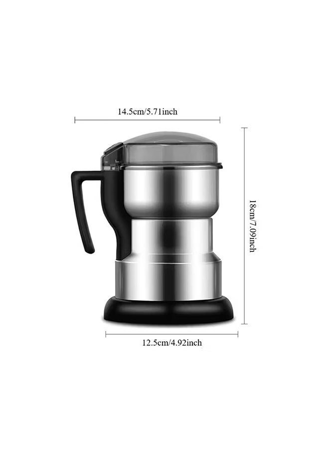Stainless Electric Grinder Four Page Blade Electric Fast Grinding Multifunction Smash Machine Rice Beans Home Blender - Image 5