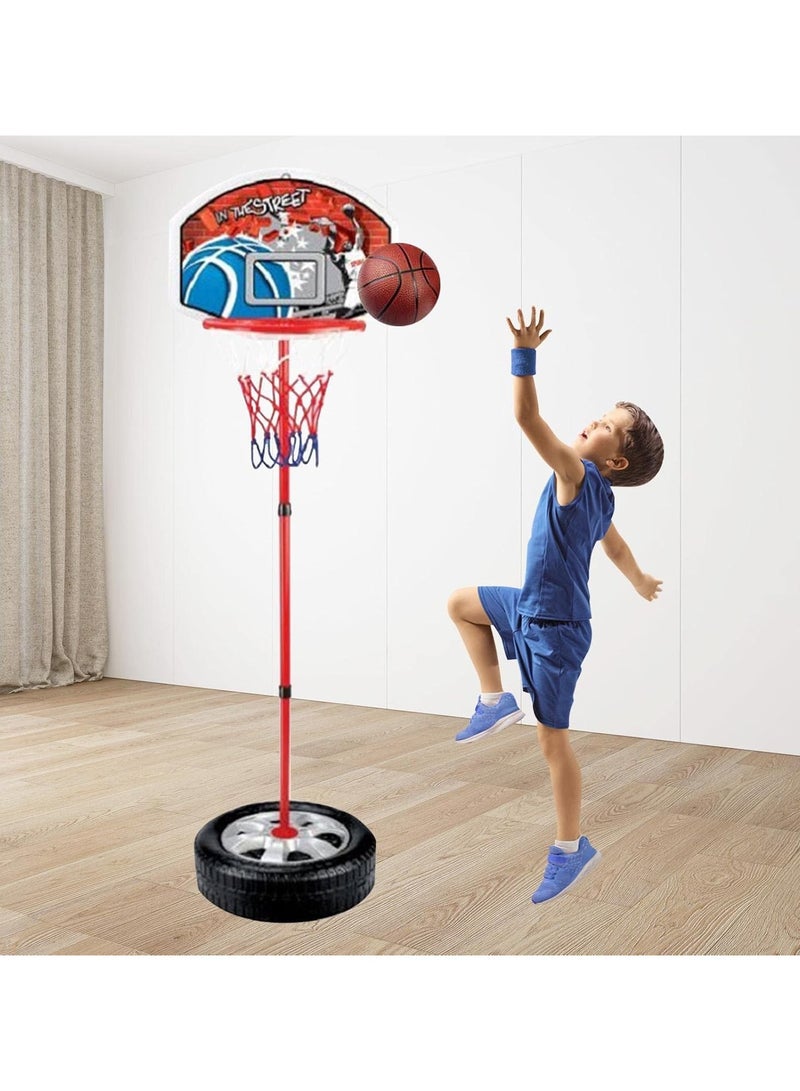 KINGSPORT Basketball Stand | Indoor & Outdoor Basketball Stand Set for Toddlers - Image 1