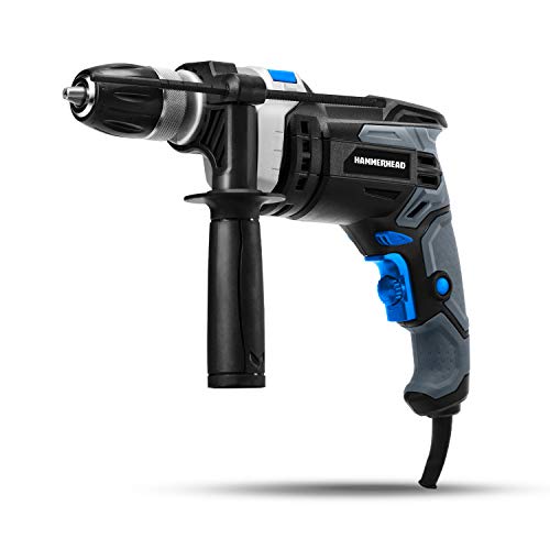 Hammerhead 7.5-Amp 1/2 Inch Variable Speed Hammer Drill with 6pcs Bit - HAHD075 - Image 2