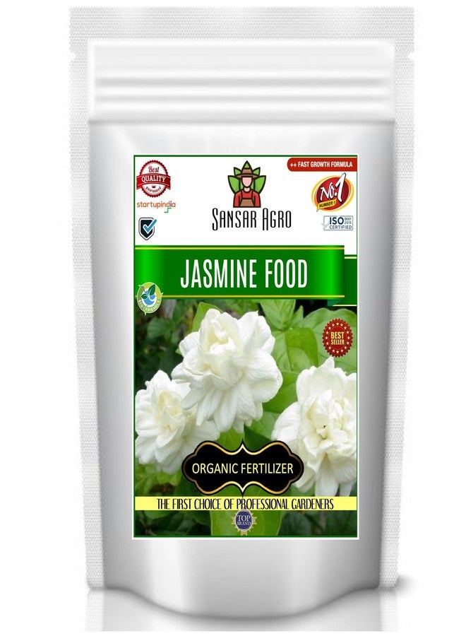 Sansar Agro® Jasmine Food, Essential Organic Fertilizer for Jasmine Plants, Double Filtered with All Required Nutrients and Active Micro-organisms for heavy Flowering (400 gm) - Image 1