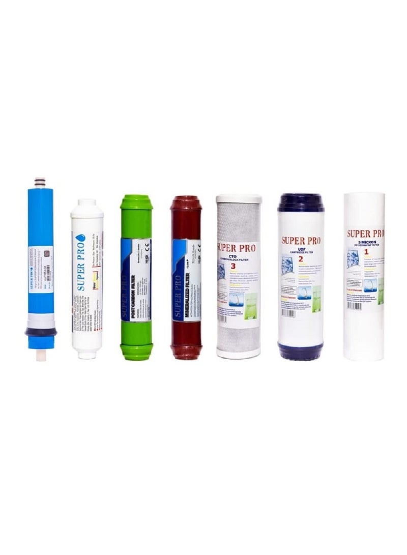 7 stage filter set for home desalination device The filters are  Salt processor filter No 4  American   withstands high quality saltshigh quality