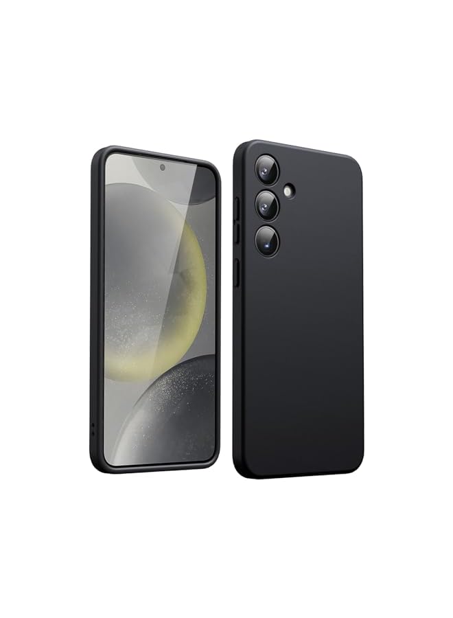 JETech Slim Fit Case for Galaxy S24 5G, Camera Lens Full Protection, Soft TPU Thin Protective Phone Cover with Matte Finish, Shockproof (Black) - Image 1
