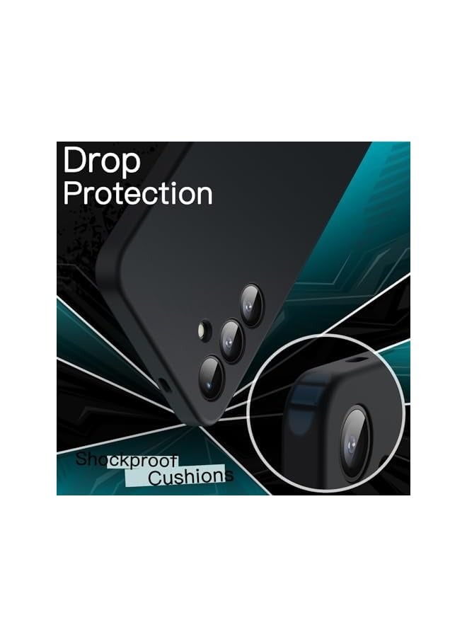 JETech Slim Fit Case for Galaxy S24 5G, Camera Lens Full Protection, Soft TPU Thin Protective Phone Cover with Matte Finish, Shockproof (Black) - Image 4