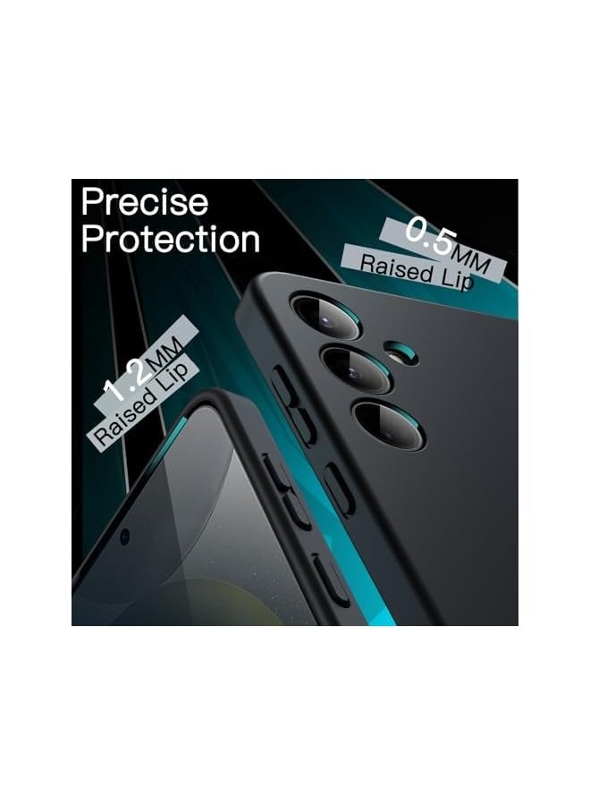 JETech Slim Fit Case for Galaxy S24 5G, Camera Lens Full Protection, Soft TPU Thin Protective Phone Cover with Matte Finish, Shockproof (Black) - Image 5
