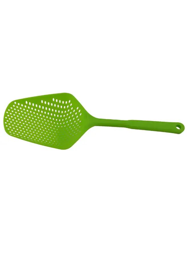 Heavy Duty Plastic Slotted Shovel Spade 2 Pcs Green For French Fries Ice Fishing Serving - Image 3