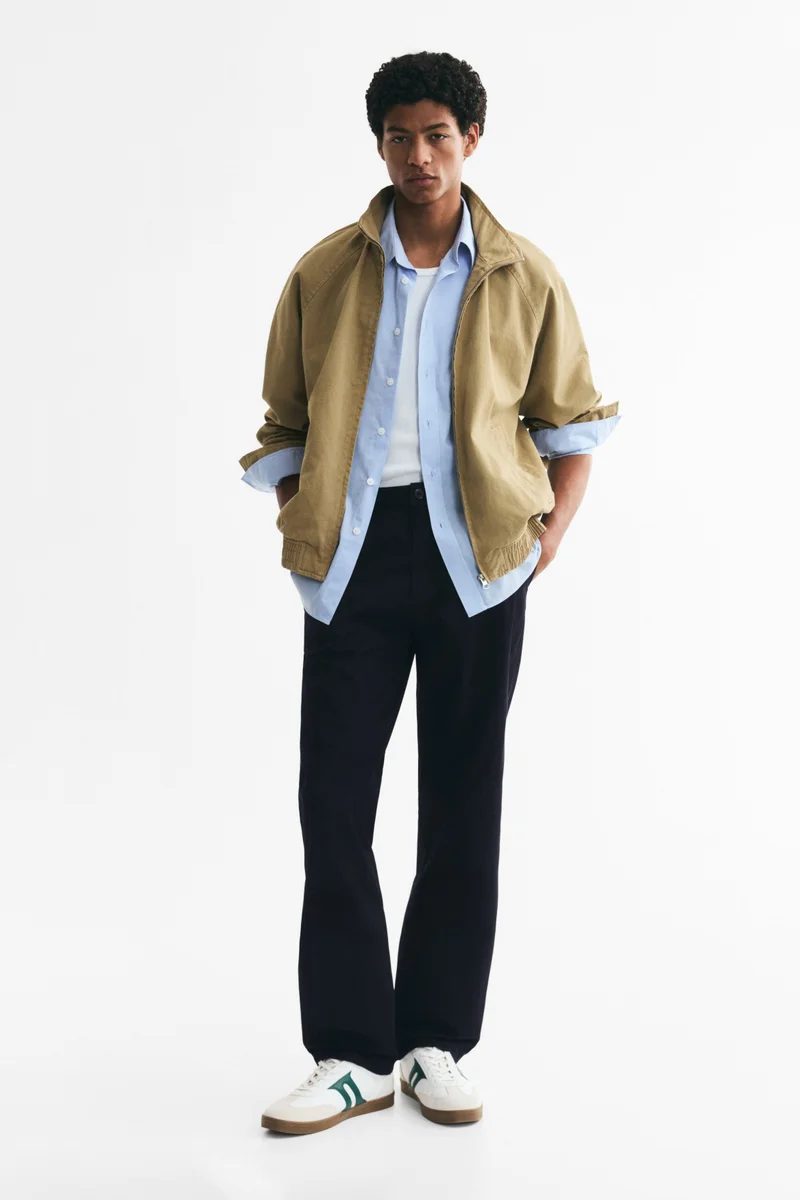Relaxed Fit Cotton twill chinos
