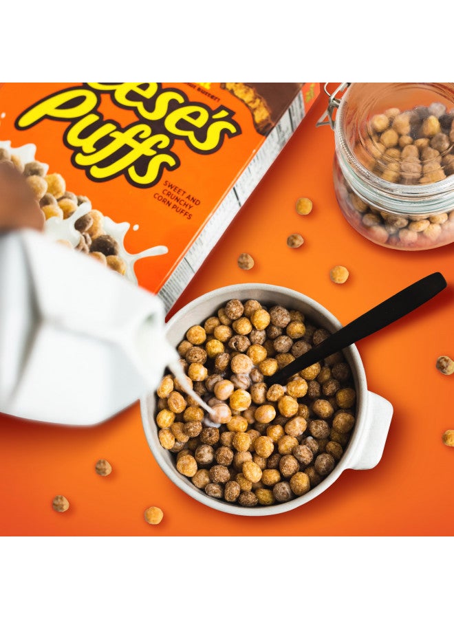 General Mills Reese's Puffs, Chocolatey Peanut Butter Cereal, 11.5 OZ Box  - Image 5
