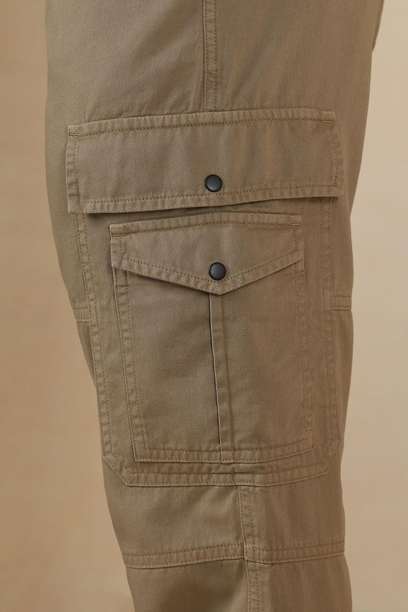 FYLTR Men's Utility Cargo Trouser - 100% Cotton | Regular Fit | Pants for Men | Trousers for Men - Image 2