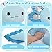 BENINY Large Blue Axolotl Plush Toy 39 Giant Axolotl Stuffed Animal Plush Big Toys Gift for Girls Kids Long Squishy Pillow for Holiday Birthday Christmas - Image 4