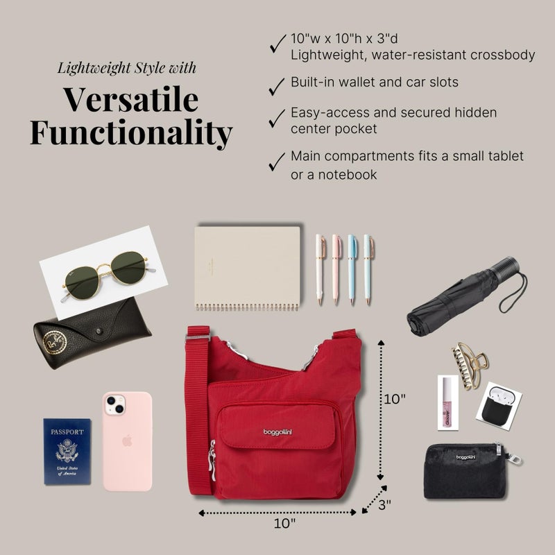 Baggallini حقيبة باجاليني كريس كروس، تفاح - Image 5