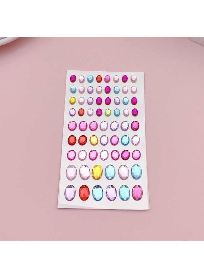 Explosions DIY Acrylic Diamond Sticker Photo Frame Decorative Sticker Accessories Material Closed Bag Water Drops Love Piece-Specifications Support Image Upload:Colorful Round Size 7.5*13cm - Image 1