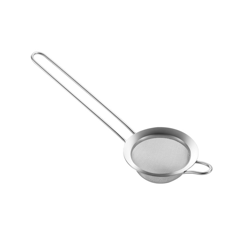 SUNWUKIN 304 Stainless Steel 315 inch Fine Mesh Strainers for Kitchen ColanderSkimmer with Handle Sieve Sifters for Food Tea Rice Oil Noodles Fruits Vegetable 3inch