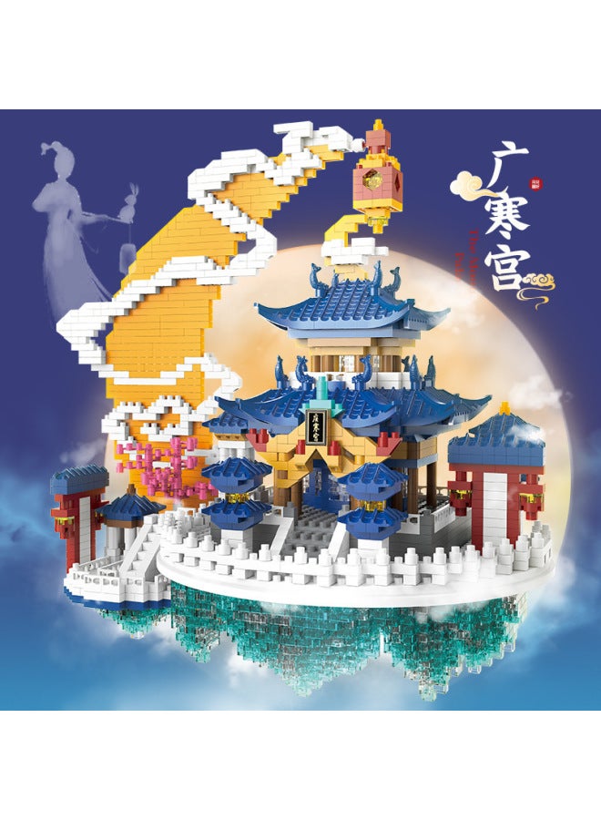 Dream High Compatible With Lego Mini Guanghan Palace Building Blocks Assembling Educational Toys Micro-particle Building Model Creative Birthday Gift - Image 1