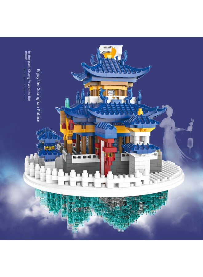 Dream High Compatible With Lego Mini Guanghan Palace Building Blocks Assembling Educational Toys Micro-particle Building Model Creative Birthday Gift - Image 2