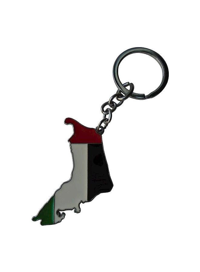 NIBEMINENT Uae Map Key Chain