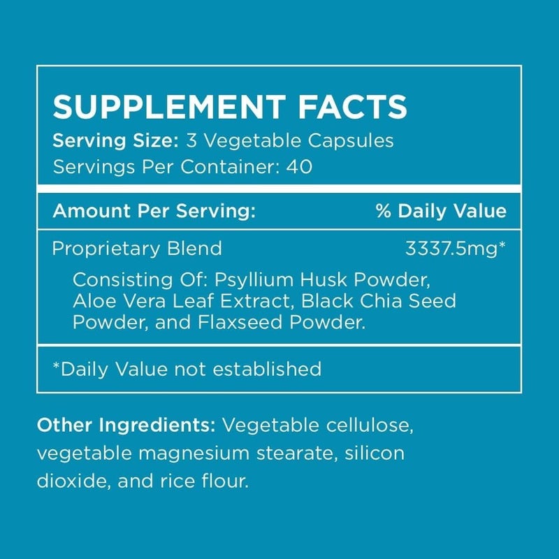 Pure for Men Stay Ready Fiber Extra Strength Supplement  Digestive Regularity  Bowel Movement  Gut Health Support  Vegan Cleanliness  Proprietary Formula  120 Vegan XL Capsules - Image 4