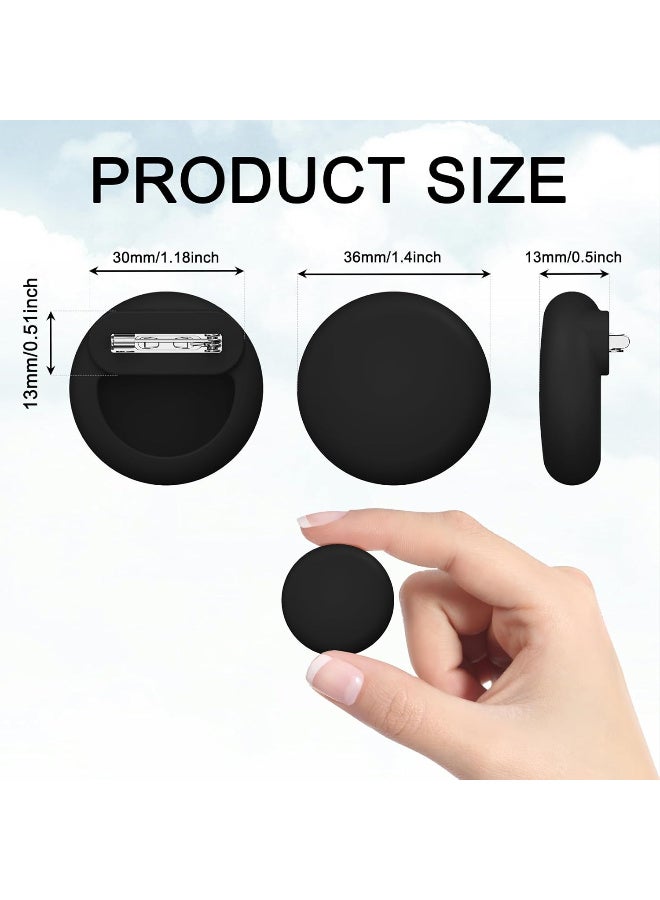 ecosystem Airtag Holder for Kids, AirTag Hidden Silicone Case Cover with Safety Pins,Anti Lost, for Children, Elderly, Clothing,Luggage (Black) - Image 2