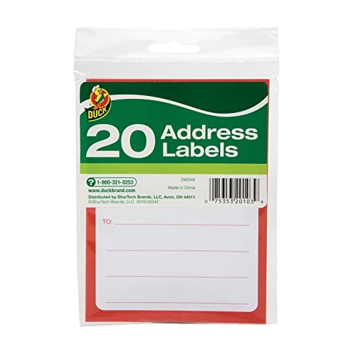 Duck Brand To/From Pressure-Sensitive Address Mailing Labels, 20 Label Pack (280048),White - Image 5