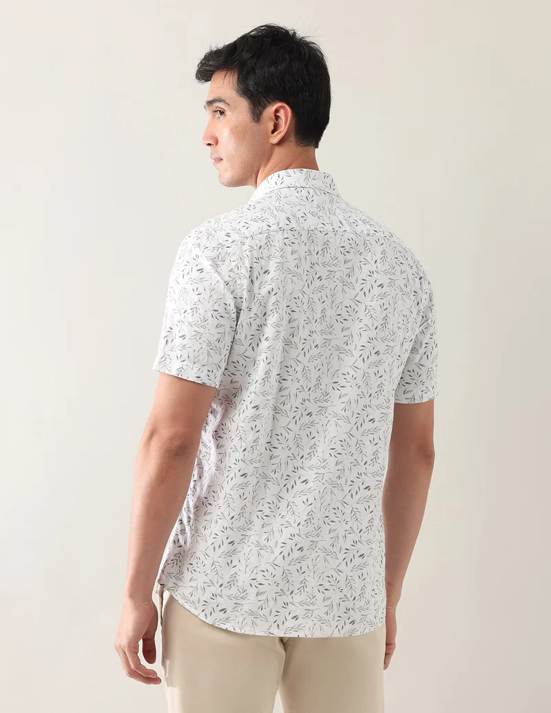 Arrow Off White Regular Fit Pure Cotton Shirt for Men | Best Price UAE