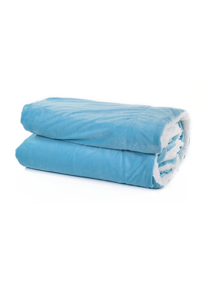 Mintra Sherpa & Super soft Flannel H4577 Turquois size 220x180cm  - Image 1