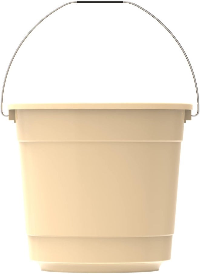 Cosmoplast EX 15L Round Plastic Bucket with Steel Handle  - Image 2