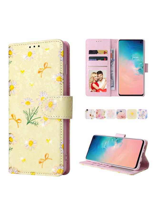 اس-توب جراب جلدي بخاصية RFID مطلي باللون البرونزي لهاتف Samsung Galaxy S10 - Image 1