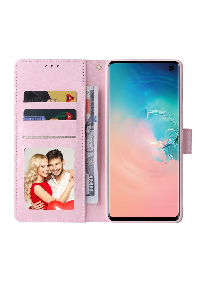 اس-توب جراب جلدي بخاصية RFID مطلي باللون البرونزي لهاتف Samsung Galaxy S10 - Image 5