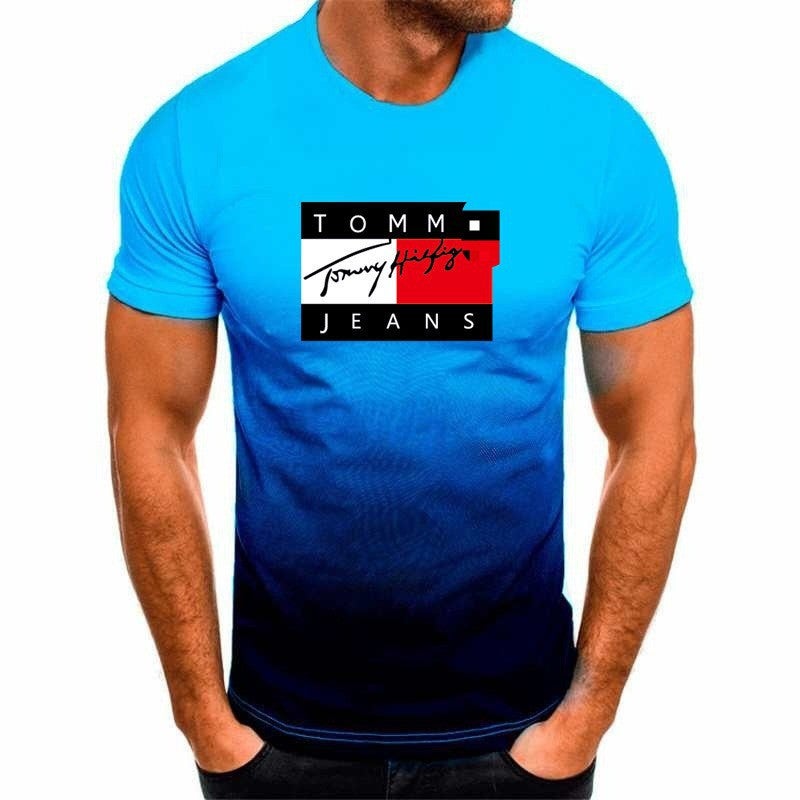 Manufacturer Direct Sales Independent Station Summer Men'S Clothing 3D Digital Printing Ins2024 Popular Men'S T-Shirt - Image 4