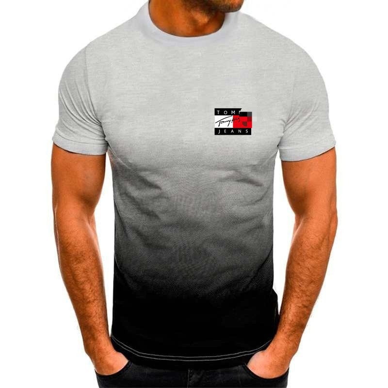 Manufacturer Direct Sales Independent Station Summer Men'S Clothing 3D Digital Printing Ins2024 Popular Men'S T-Shirt - Image 1