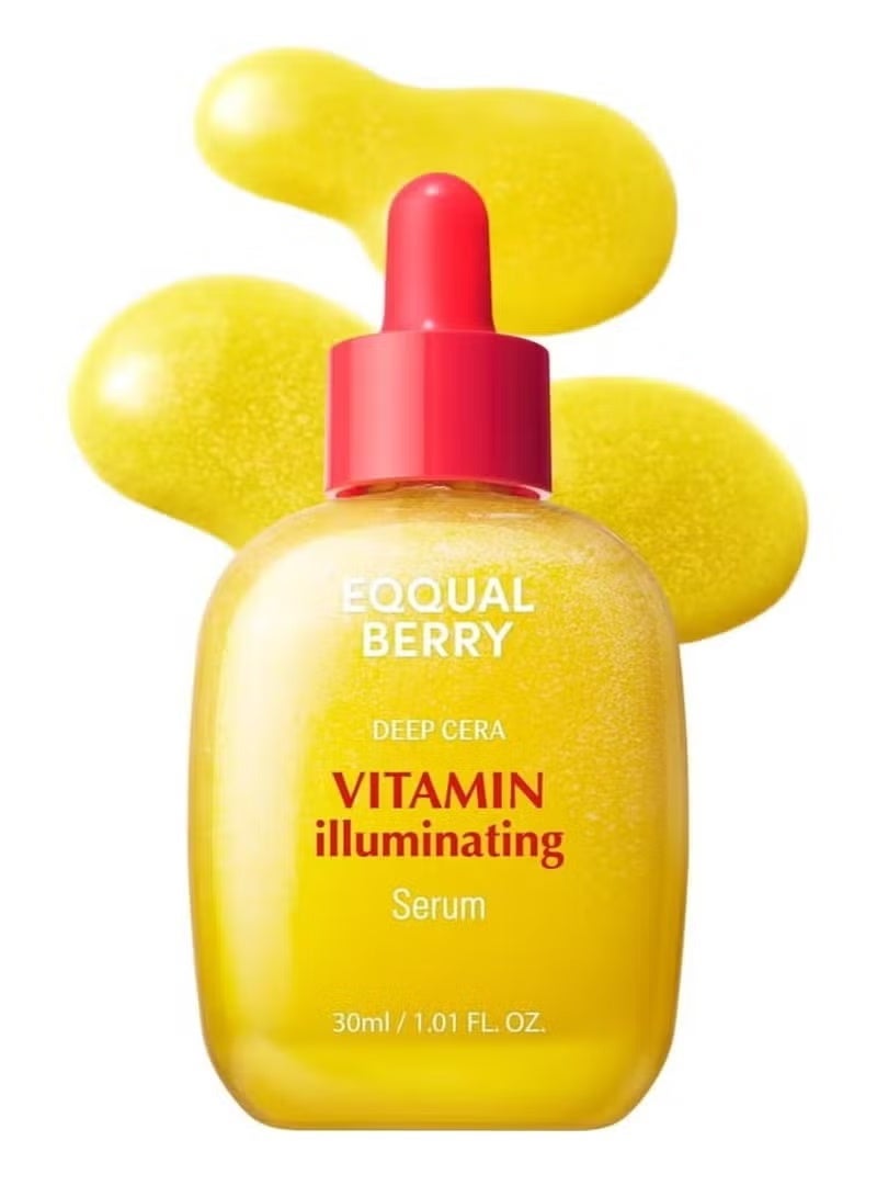 إيكوالبيري فيتامين مصل الإضاءة - مصل فيتامين سي الإضاءة مع نياسيناميد يقوي حاجز الجلد يهدرات باستخدام السيراميد وحمض الهيالورونيك 30 مل