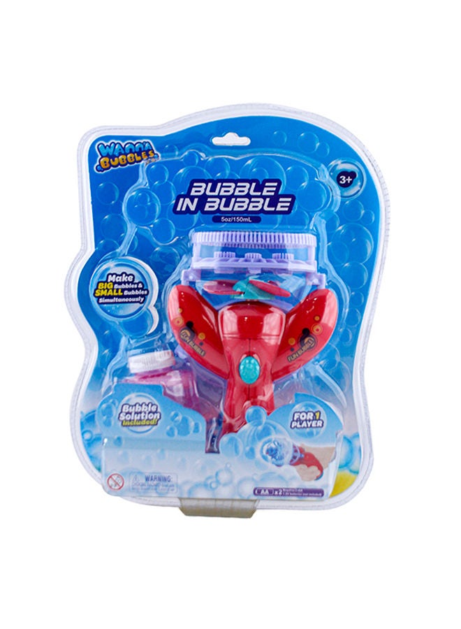 نيبمينينت لعبة مسدس فقاعات B/O مزدوج، لون أحمر - Image 3