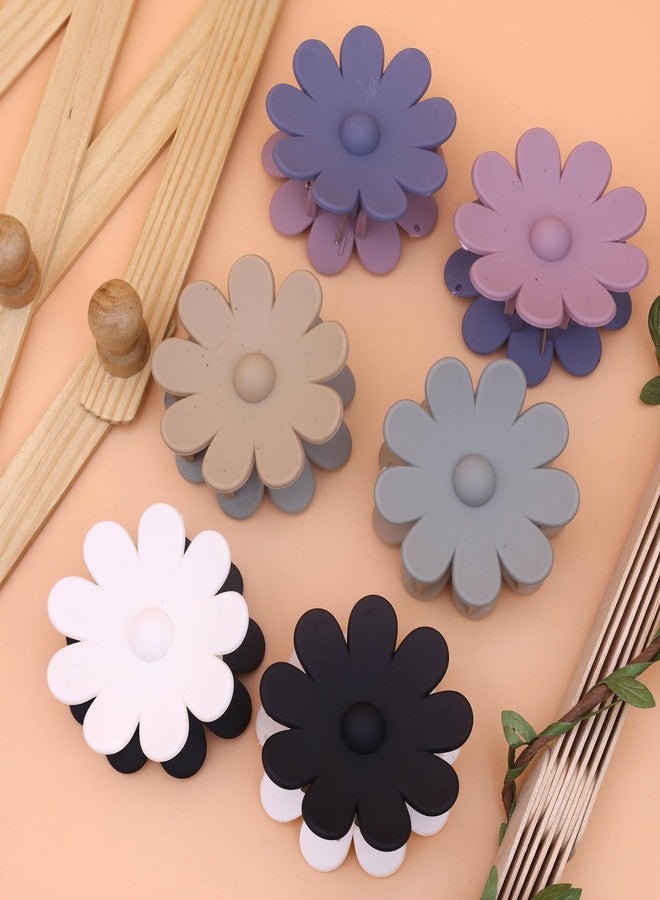 Cart Log clutcher for women hair- clutchers for hair women- clutcher for women hair fancy- clutchers for hair women combo- clutcher pack- clutcher set of 6 (random colours) Multicolour - Image 5