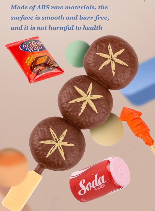 64 قطعة للأطفال لعبة شواء شواء ، مجموعة لعب الطبخ للشواء ، لعبة لعب الطعام والأطباق ، التخييم ، الطبخ ، اللعب التفاعلي التظاهر ، مجموعة ملحقات الشواء التظاهرية للأطفال الصغار ، الفتيات والفتيان الذين تتراوح أعمارهم بين 3 و 12 عاما - Image 5