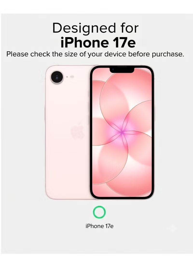 Gulf Trend iPhone 17e Soft Silicone Phone Case for 6.1 Inch, Premium Liquid Silicone Cover with Microfiber Lining, Shockproof Anti-Scratch Protective Back Cover, Slim Flexible Lightweight Design, Raised Camera & Screen Protection, Anti-Fingerprint, Non-Slip Comfortable Grip, Precision Cutouts - Image 2