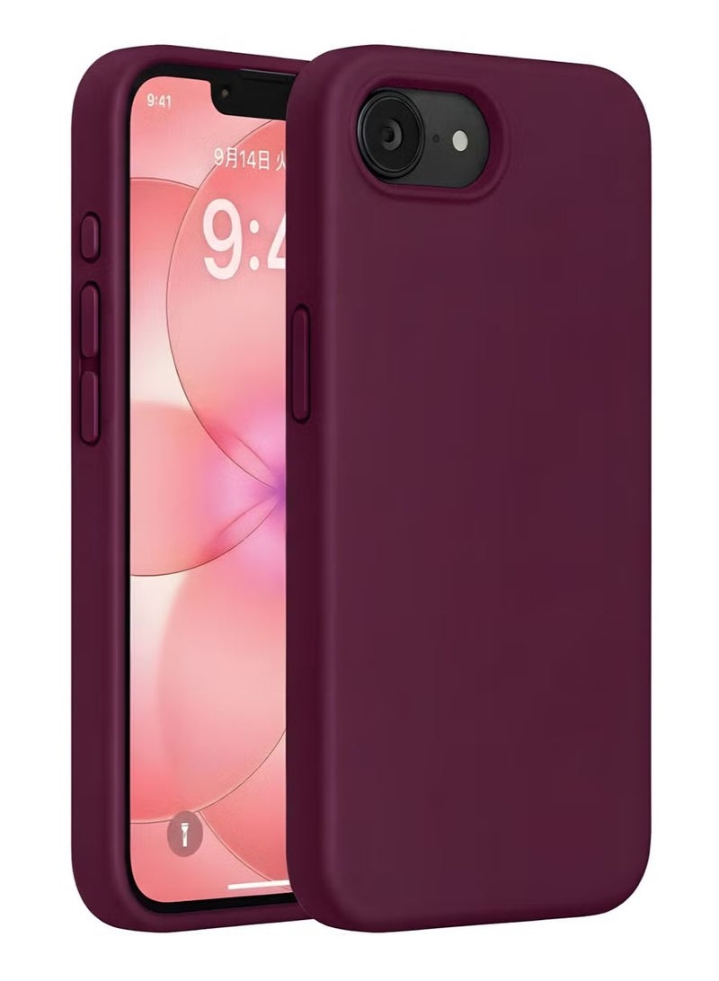 Gulf Trend iPhone 17e Soft Silicone Phone Case for 6.1 Inch, Premium Liquid Silicone Cover with Microfiber Lining, Shockproof Anti-Scratch Protective Back Cover, Slim Flexible Lightweight Design, Raised Camera & Screen Protection, Anti-Fingerprint, Non-Slip Comfortable Grip, Precision Cutouts - Image 1
