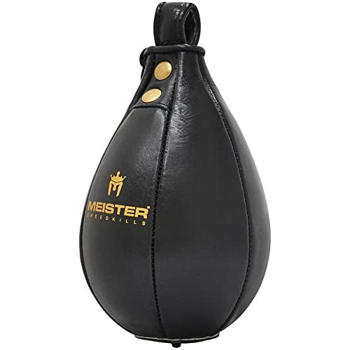 Meister SpeedKills Leather Speed Bag wLightweight Latex Bladder Black Small 75 x 5 19 cm x 127 cm - Image 1
