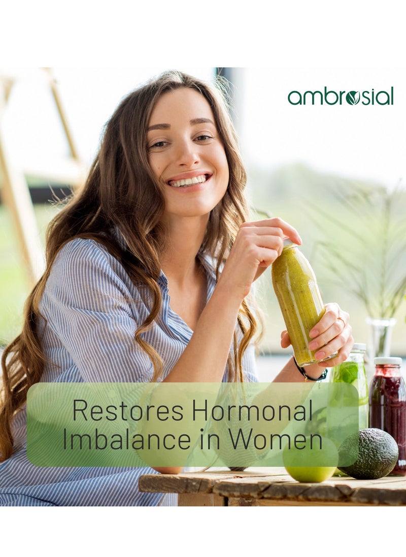 ambrosial EPO Evening Primrose Oil Richest Source of Essential Fatty Acid GLA to Support Women's Health- 60 Softgels Food Supplement  - Image 3