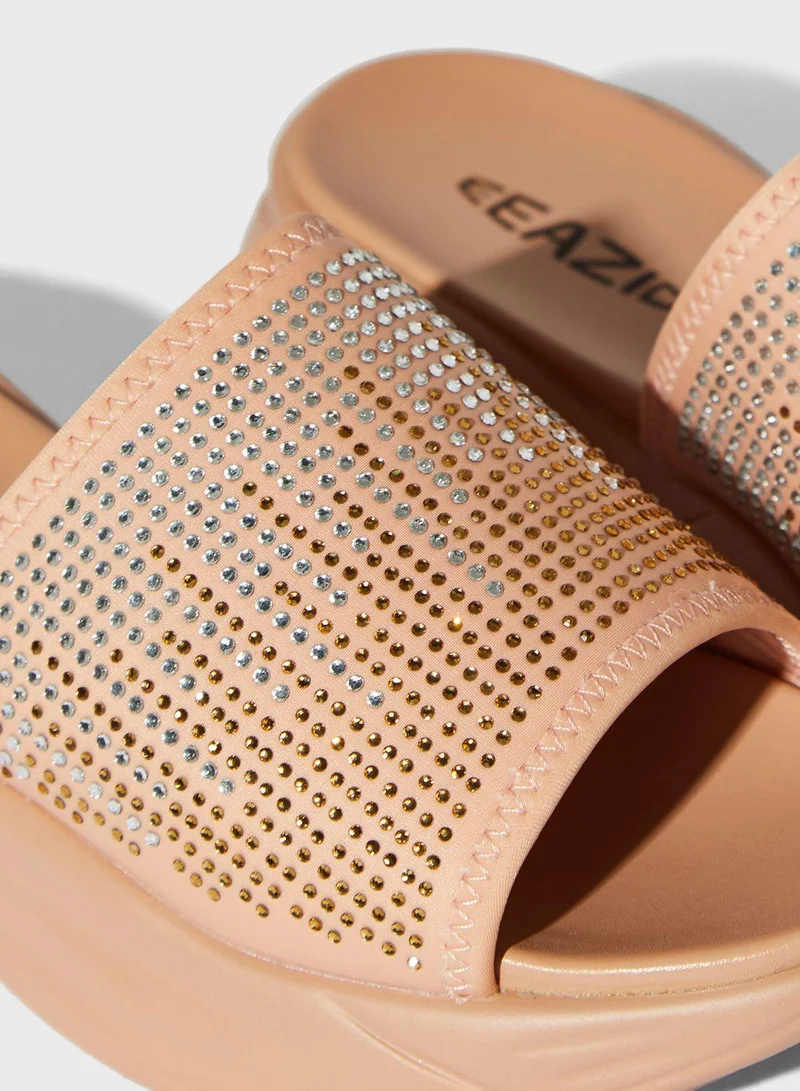 EEAZID Darcy Wedge Sandals