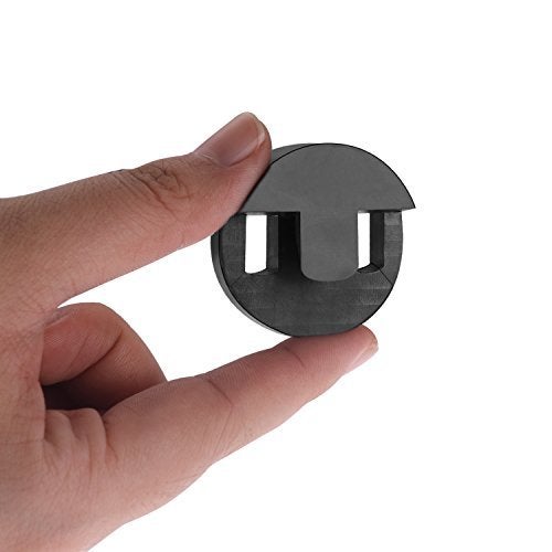 Canomo 1 Pack Tourte Style Cello Mute Round Two Hole Mute, Black - Image 5