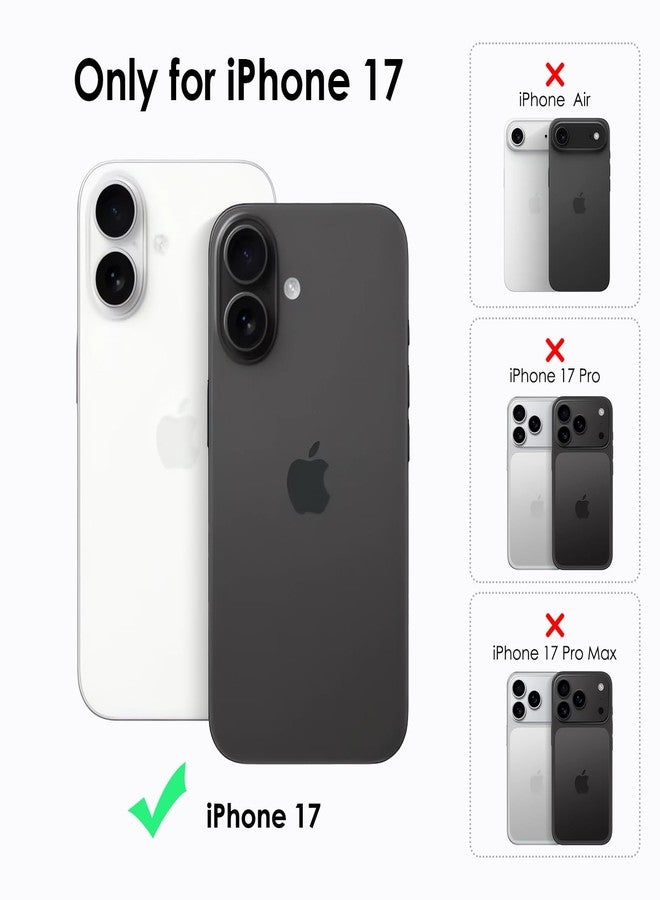 TENOC Phone Case Compatible with 17, Black Case Anti-Fingerprint Protective Bumper Matte Cover for 6.3 Inch - Image 2