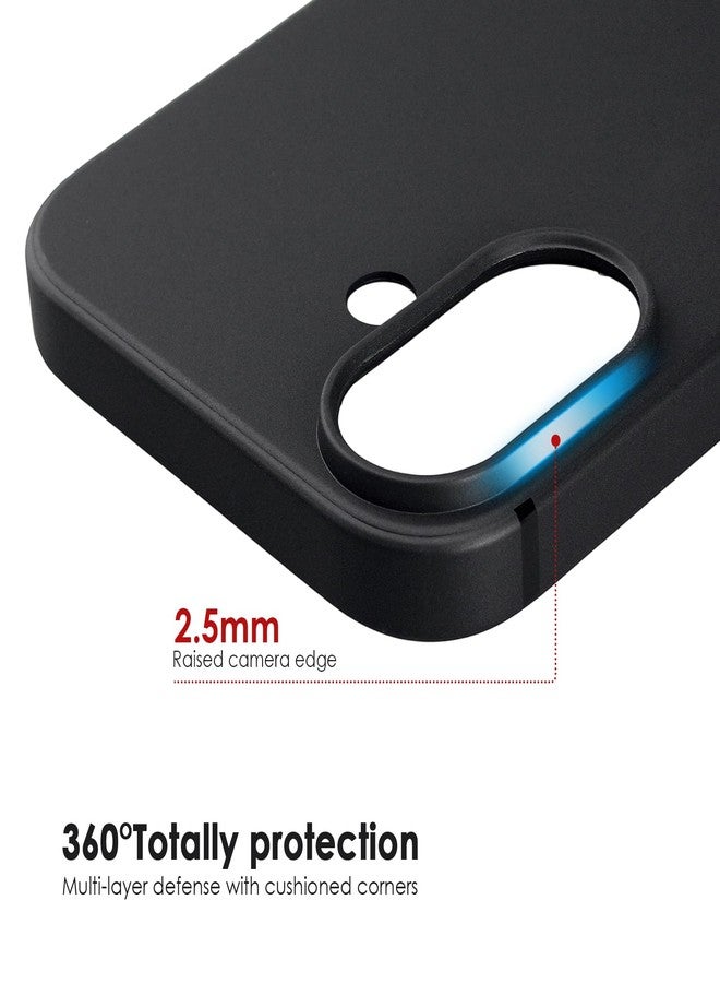 TENOC Phone Case Compatible with 17, Black Case Anti-Fingerprint Protective Bumper Matte Cover for 6.3 Inch - Image 3