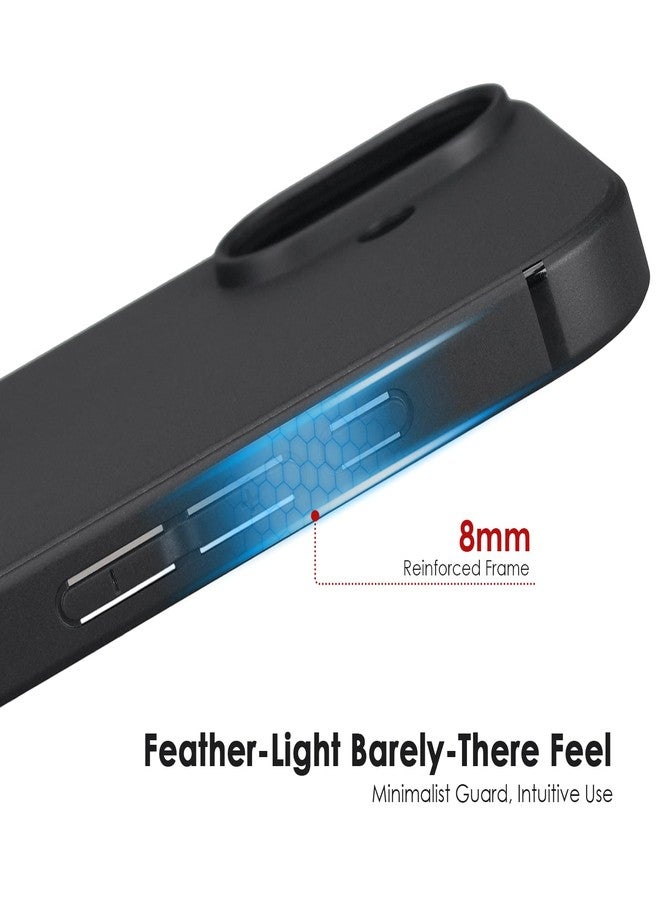 TENOC Phone Case Compatible with 17, Black Case Anti-Fingerprint Protective Bumper Matte Cover for 6.3 Inch - Image 4