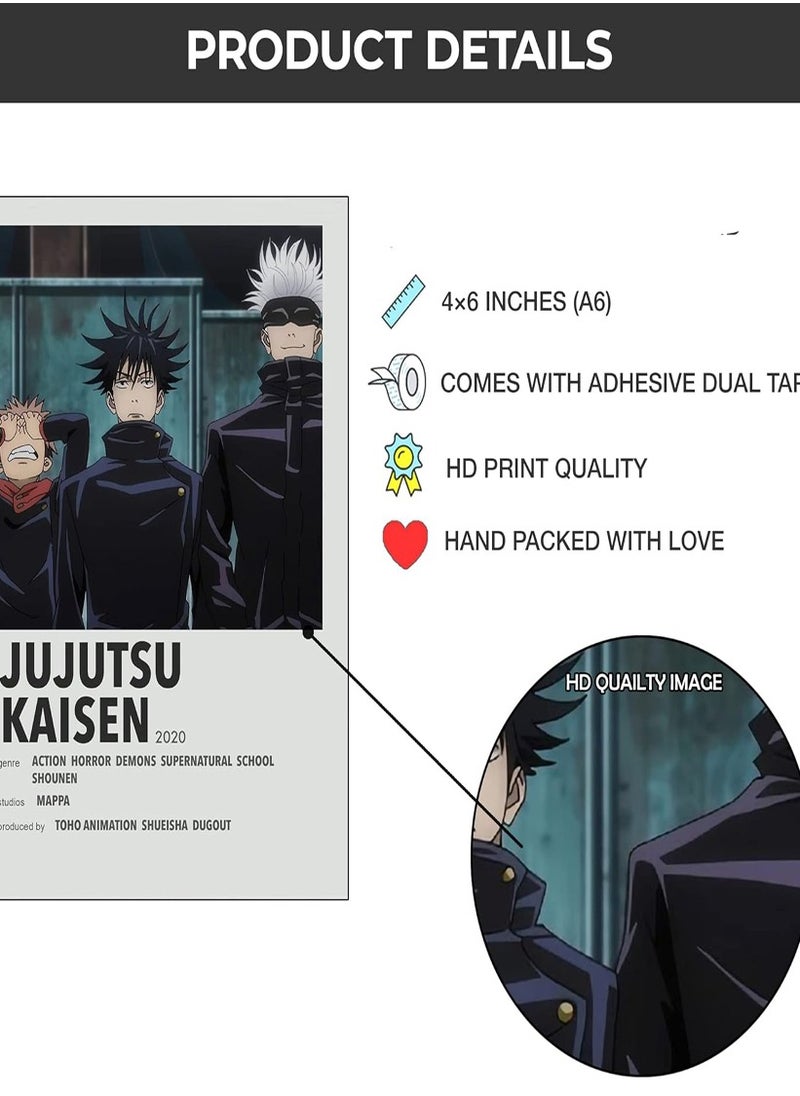 Generic - 24 Pieces Anime Postcard, Anime 10 x 15 cm Collage Kit Aesthetic Wall Combine to Decorate the room - Image 1