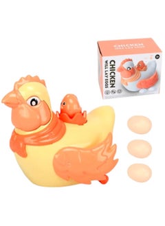 Rally Electric Laying Hen Toy for Kids Walks and Lays Eggs with Lights and Fun Music  - Image 4