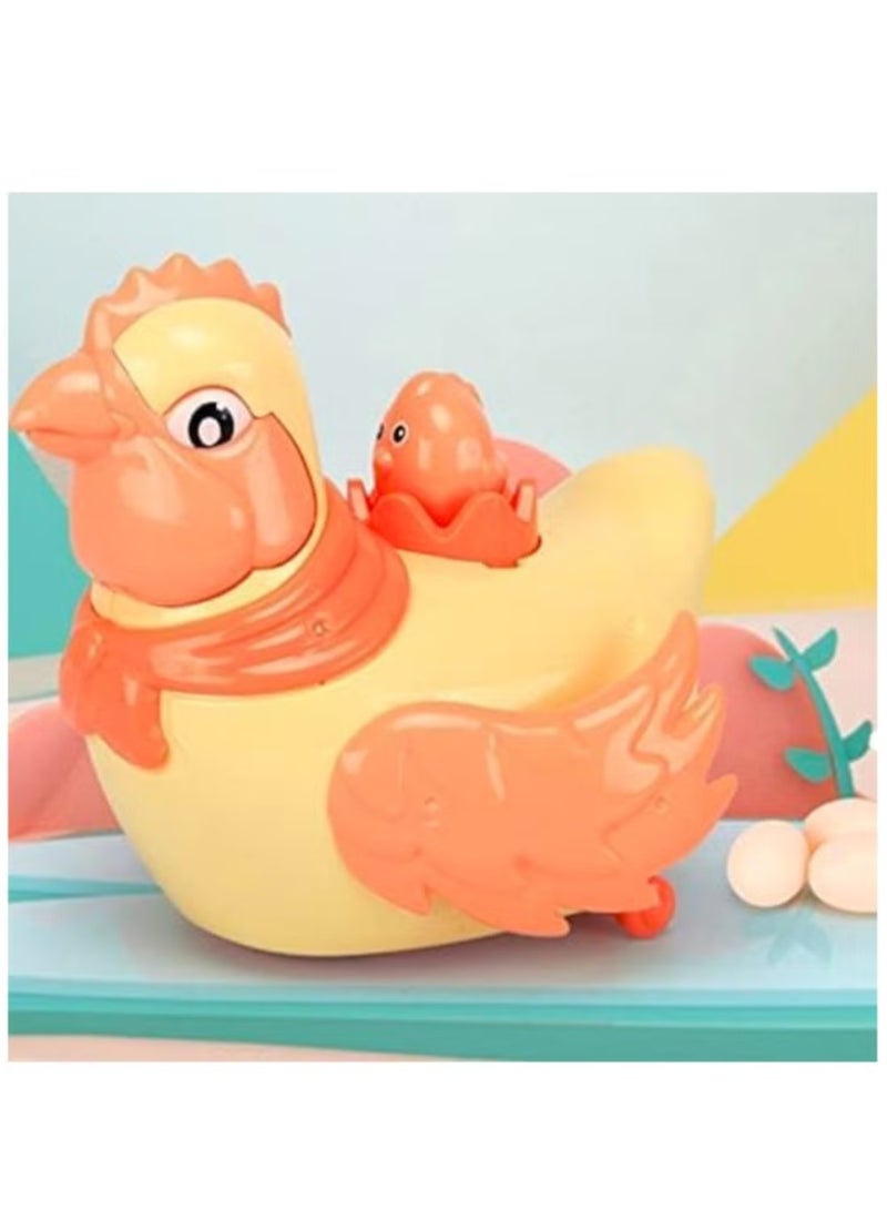 Rally Electric Laying Hen Toy for Kids Walks and Lays Eggs with Lights and Fun Music - Image 5